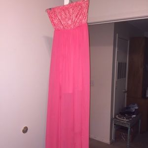 Strapless dress