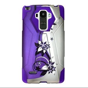 LG Stylo - Vine Design Snap Combo Kickstand Case