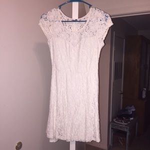 White lace dress