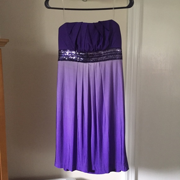 Purple homecoming dress
