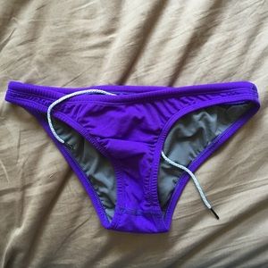 Purple bikini bottoms