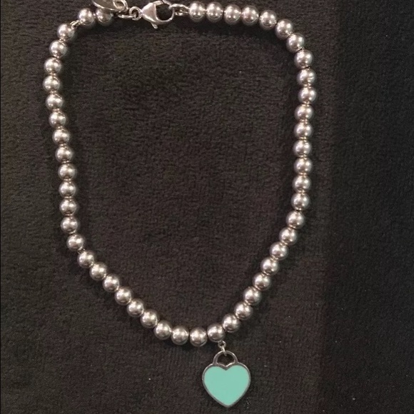 Authentic "Return to Tiffany" blur heart bracelet