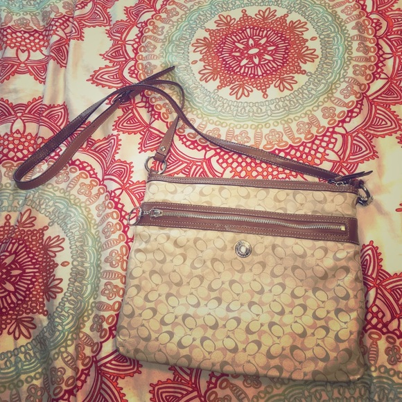 Coach cross body purse