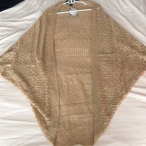 NWT Camel/Tan Knit Sweater