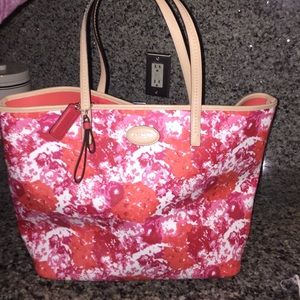 Floral coach bag