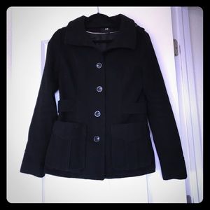 Black H&M pea coat