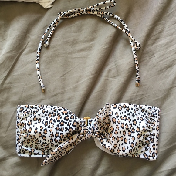 Leopard print bikini top - Picture 1 of 3