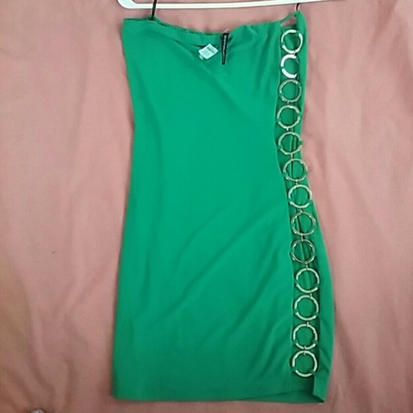 Strapless Peekaboo Dress
