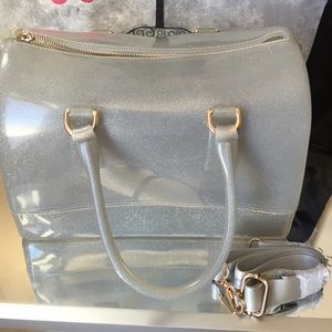 Bags - Grey Jelly Bag NWT Bags - Grey Jelly Bag NWT