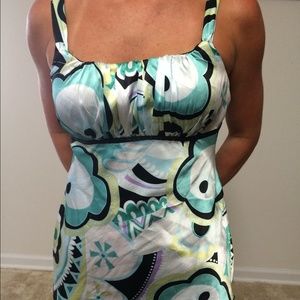 🎉Sale🎉 Satin dress tank, ties in the back.