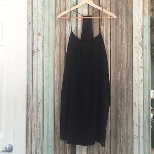 Tibi Black Silk Dress