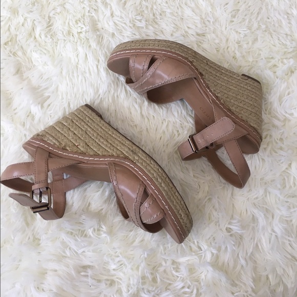 Franco Sarto Shoes - Brand New Nude Franco Sarto Wedges