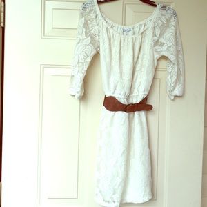 White Charlotte Russe Lace Dress