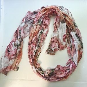 Bright Floral Scarf