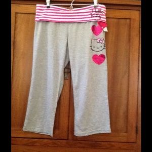Hello Kitty Capri Pajama Bottoms