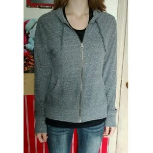 Grey Zip Up Hoodie