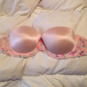 Pink VS push up bra