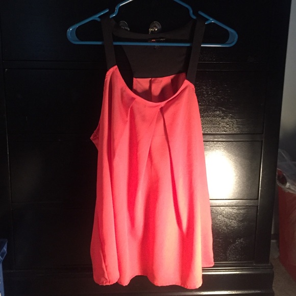 Forever 21: Orange/Black tank top