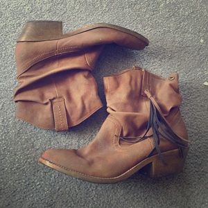 Mossimo Supply Co. Tassel Cowboy Boots