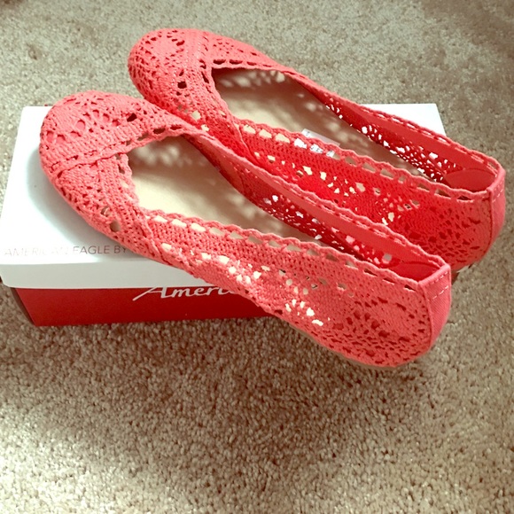 Brand New! Coral Flats