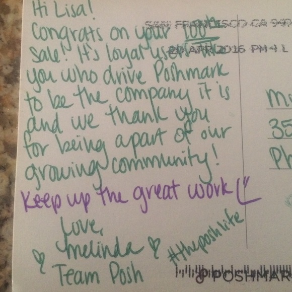 Check out this neat card I got from posh! - Picture 1 of 1