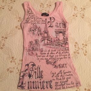 Cute pink tank