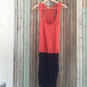 Joie Soft Ruched Racerback Dress