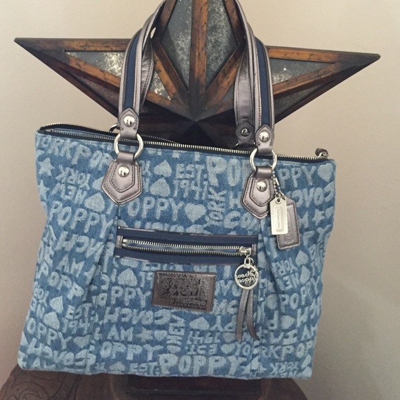 Coach Poppy Collection tote