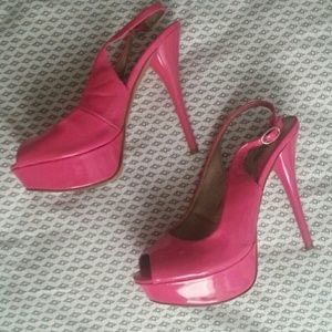 Pink Charlotte Russe stilettos