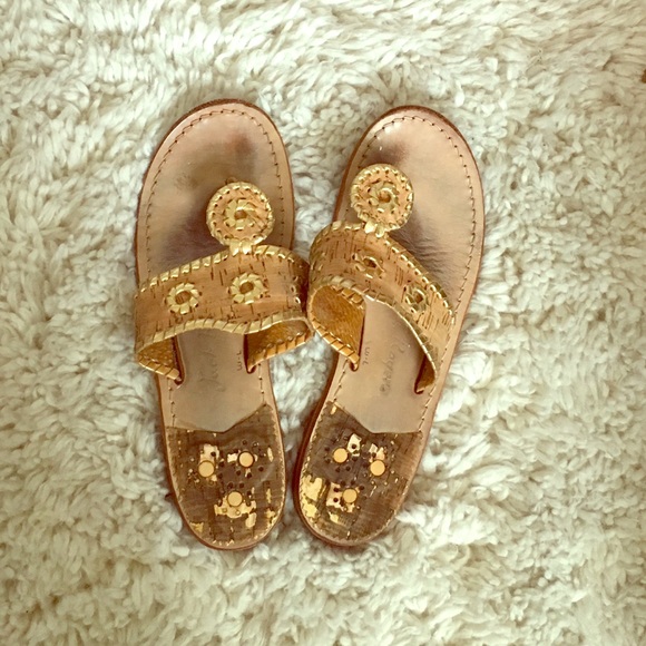 Gold and cork Jack Rogers