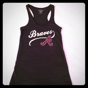Braves racer back tank