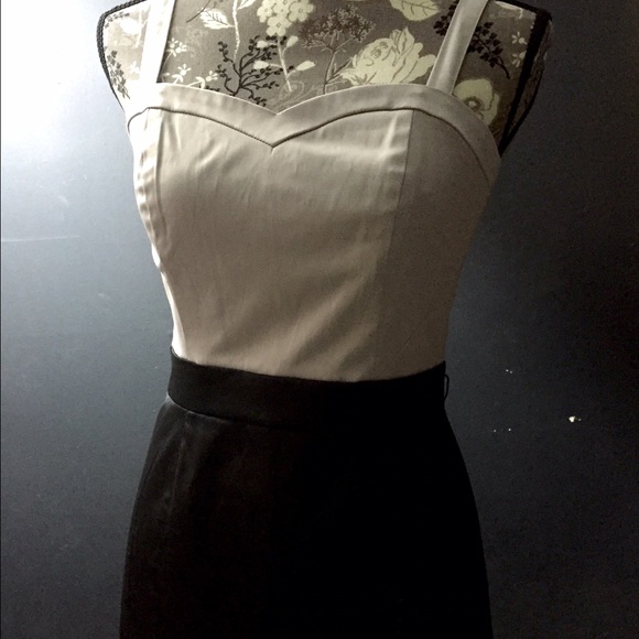Vintage Inspired Grey & Black MadMen Style Dress - Picture 1 of 3