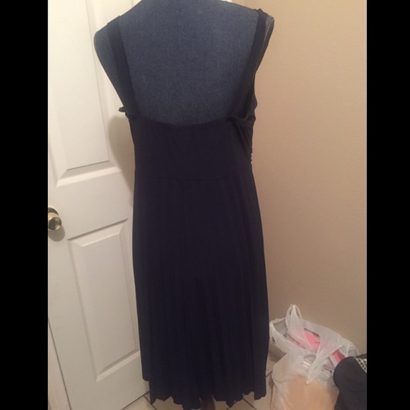 Dress, dark navy blue, mid length - Picture 2 of 4