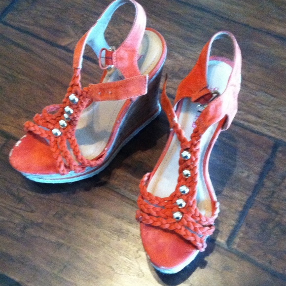 Orange Heels - Picture 1 of 2