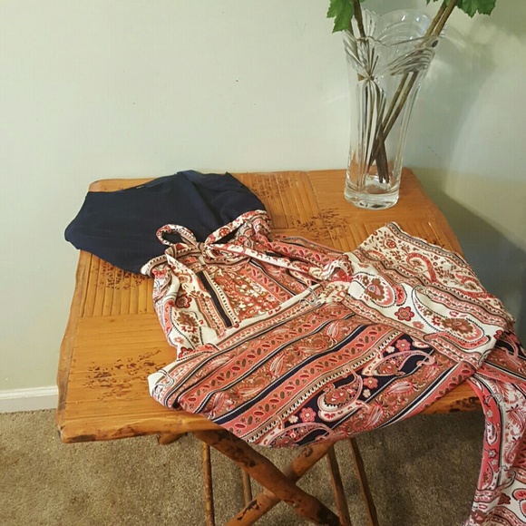 Wide leg jumpsuit