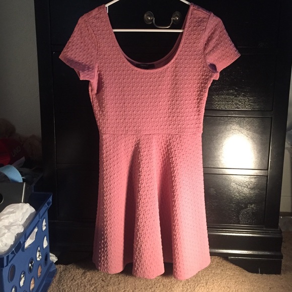 Forever 21 blush, textured dress