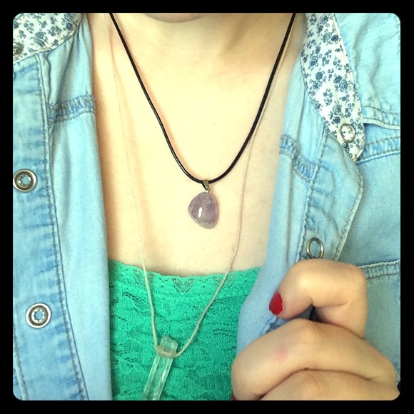 Adjustable Amethyst Gemstone Necklace
