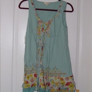 FLORAL SPRING DRESS IN TEAL