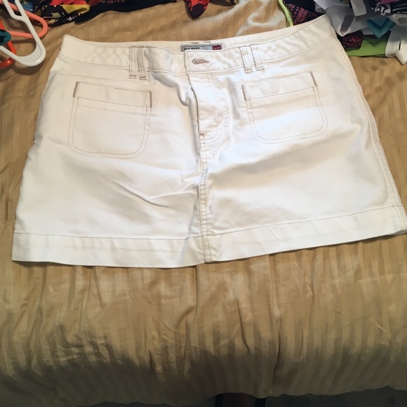 Cute White Mini Skirt