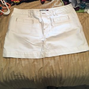 Cute White Mini Skirt