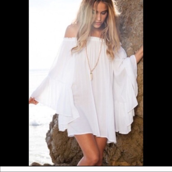 New Sheer Off Shoulder Dress