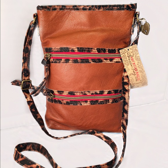 NWT American Rag Brown Crossbody Handbag