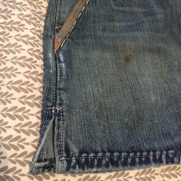 Sz 27 Antik Denim jean mini skirt destroyed look - Picture 4 of 4
