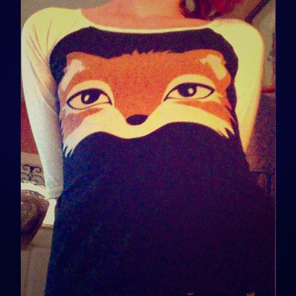 Cartoon Fox T-Shirt