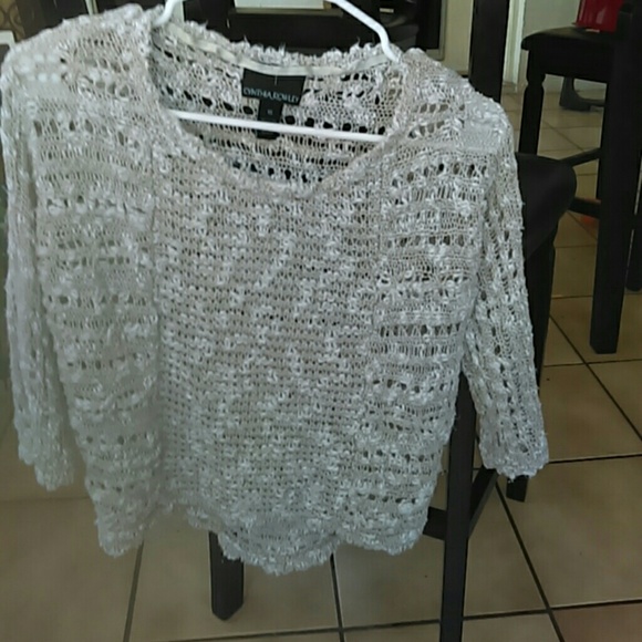 3/4 sleeve knitted top - Picture 1 of 3