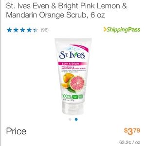 St. Ives even and bright scrub