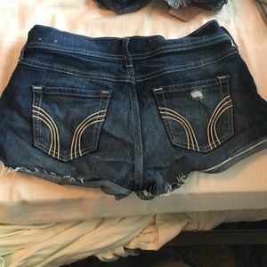 Dark blue Hollister Jean shorts