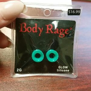 Size 2 gauge silicone plugs