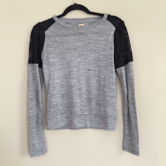 Zara heather gray top