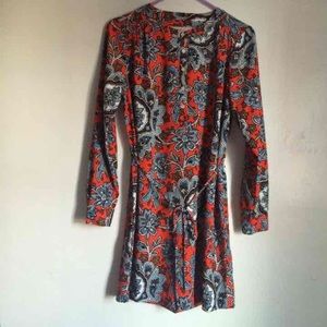 Bright LOFT paisley dress